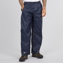 Trespass Mens Qikpac Waterproof Trousers Dark Navy