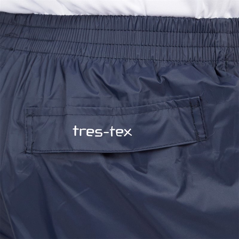 Trespass Mens Qikpac Waterproof Trousers Dark Navy - Image 3