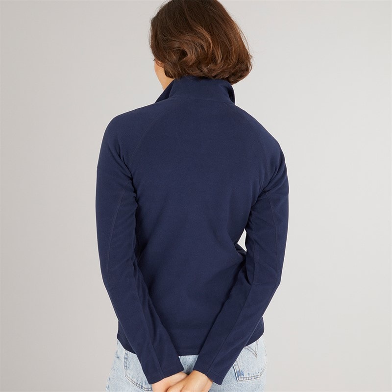 Trespass Womens Shiner 1/2 Zip Micro Fleece Navy - Image 2