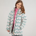 Trespass Girls Rainstone Waterproof Padded Hooded Coat Multi