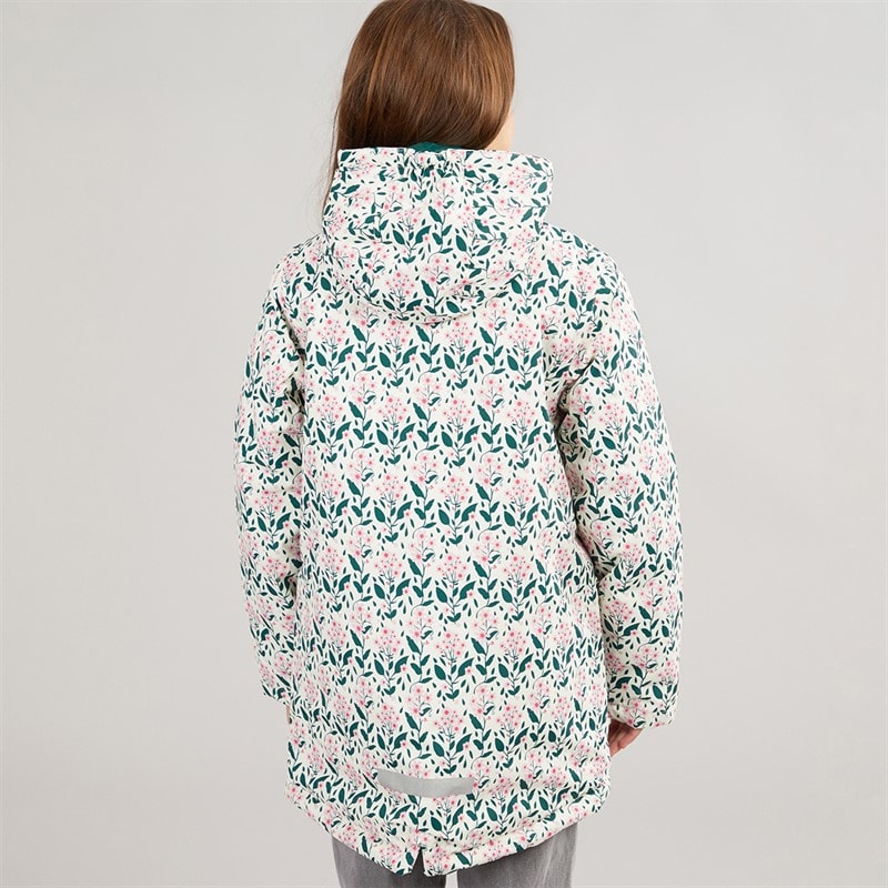 Trespass Girls Rainstone Waterproof Padded Hooded Coat Multi - Image 2
