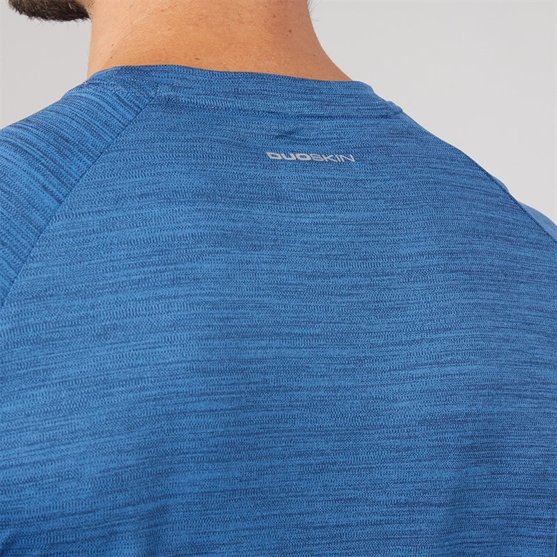 Trespass Mens Leecana Tech T-Shirt Navy Marl - Image 5