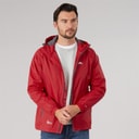 Trespass Mens Qikpac Waterproof Packable Jacket Red
