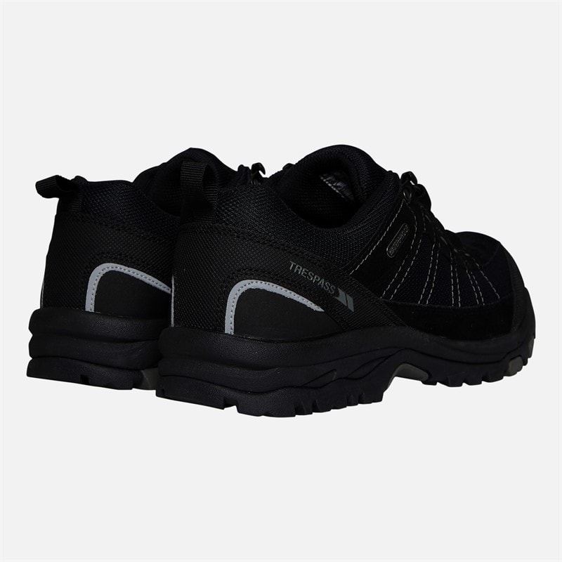 Trespass Mens Scarp Waterproof Walking Shoes Black - Image 3