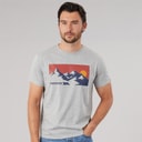 Trespass Mens Olsson Front Logo T-Shirt Grey