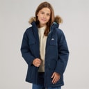 Trespass Junior Girls Larission Insulated Waterproof Parka Navy