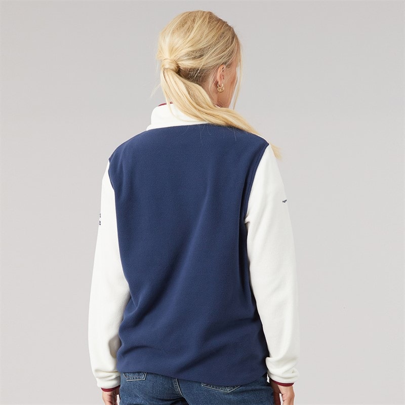 Trespass Womens Abilene Half Button Fleece Ghost - Image 2