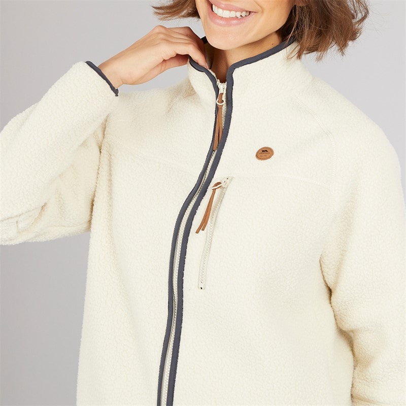 Trespass Womens Hyacinth Full Zip Fleece Ghost - Image 3