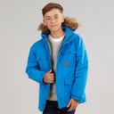 Trespass Boys Upsider Insulated Waterproof Parka Blue