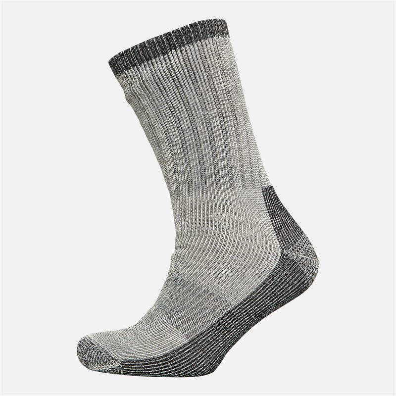 Trespass Mens Stroller Merino Wool Walking Socks Grey Marl - Image 1