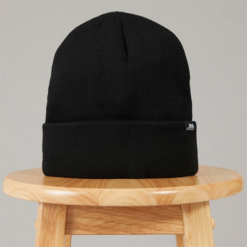 Trespass Littlebrook Knitted Beanie Black - Image 3