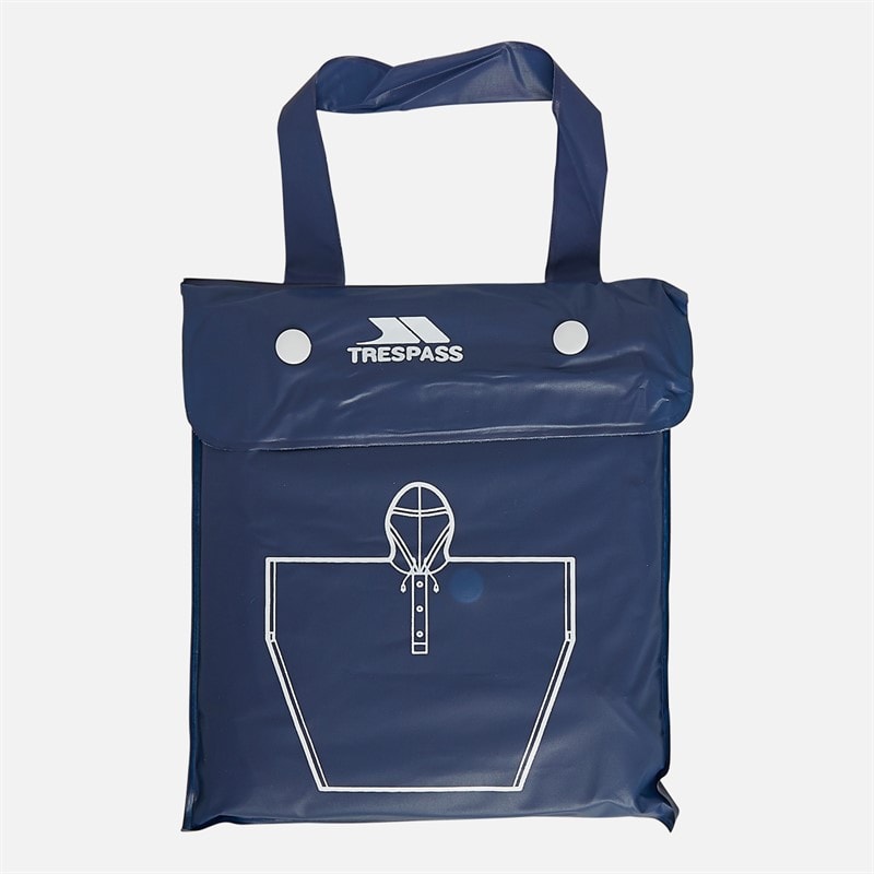 Trespass Canopy Packaway Rain Poncho Navy - Image 2