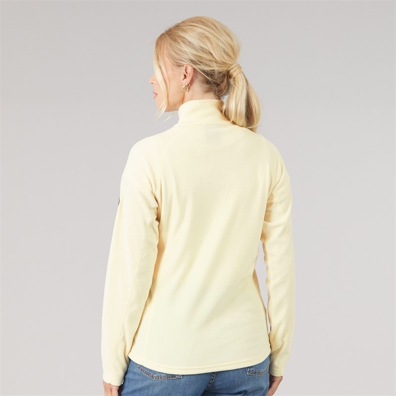Trespass Womens Shiner 2 1/2 Zip Micro Fleece Cream - Image 2