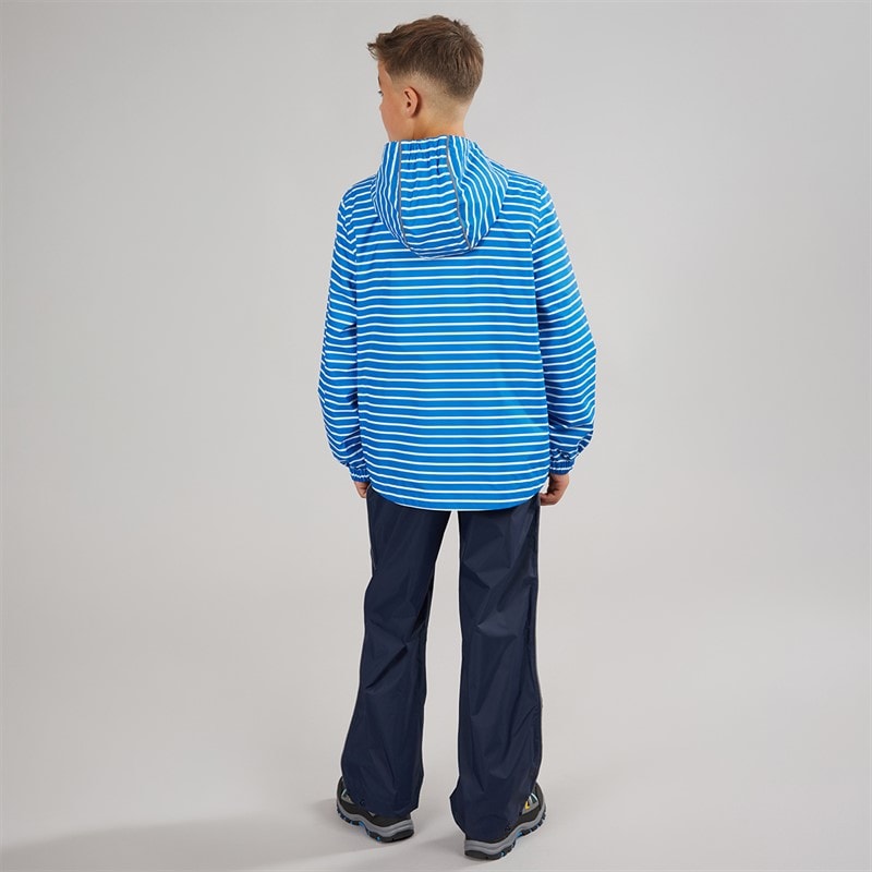 Trespass Boys Kinley Waterproof Jacket And Trousers Set Navy - Image 2