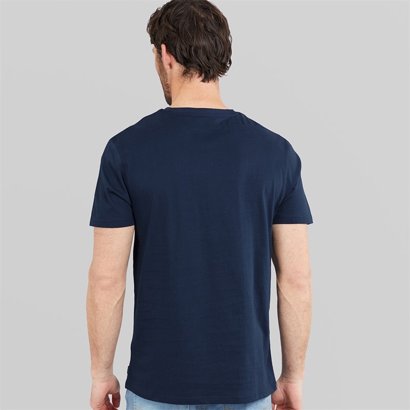 Saltrock Mens Spray Stripe T-Shirt Bluedres - Image 2
