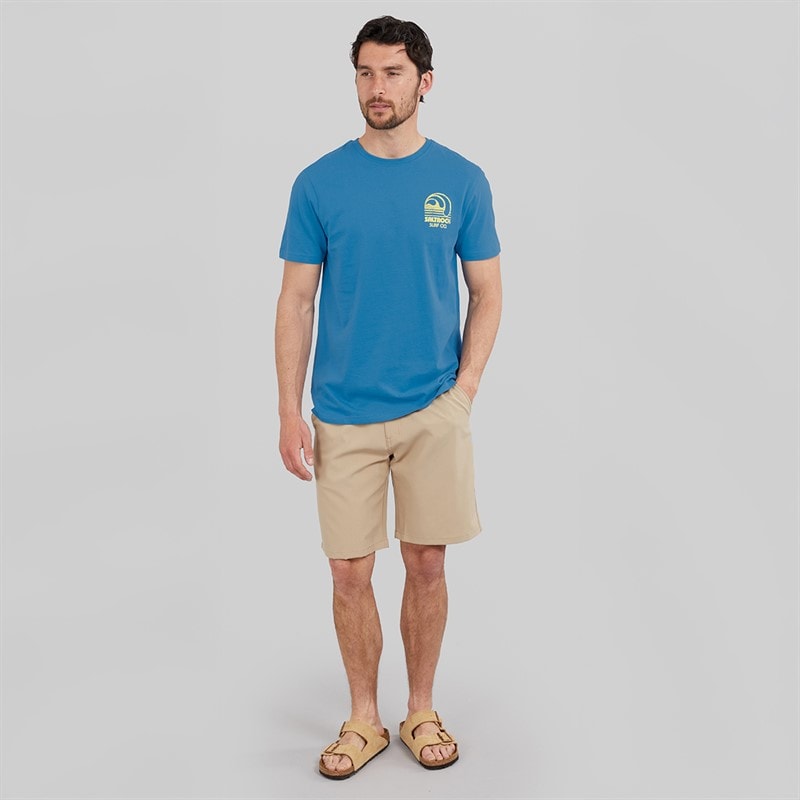 Saltrock Mens Soul Stone Washed T-Shirt Light Blue - Image 4