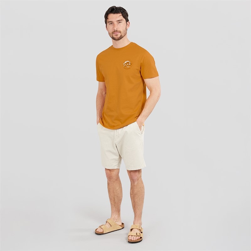 Saltrock Mens Lunar T-Shirt Yellow - Image 4