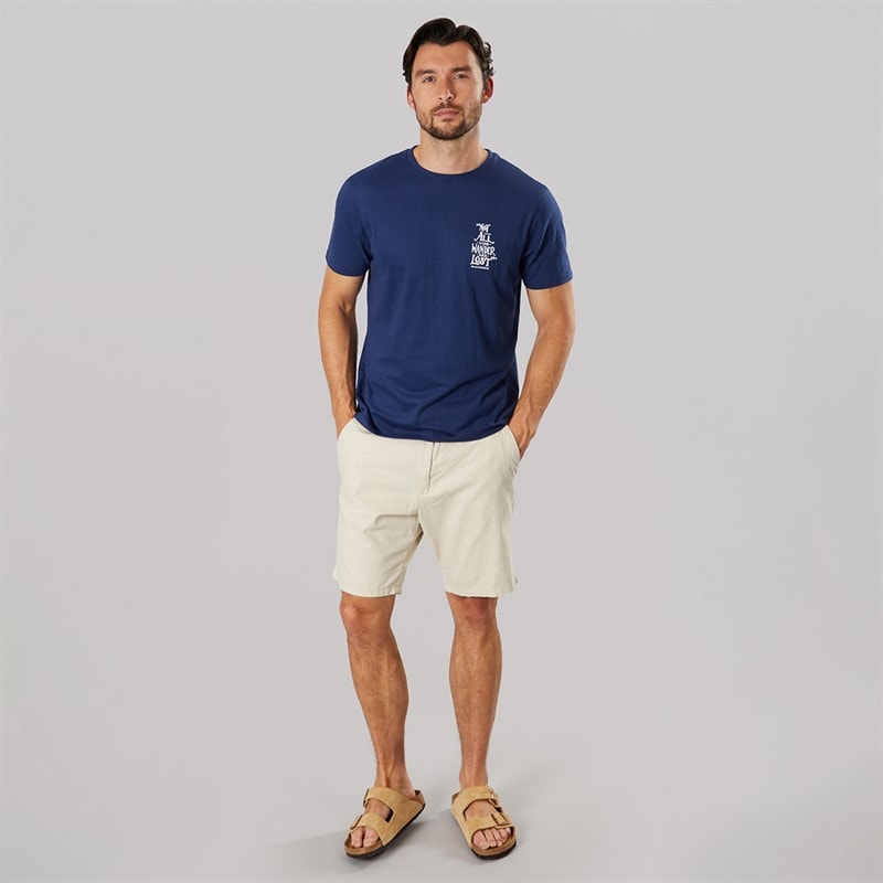 Saltrock Mens Lost Ships T-Shirt Navy - Image 4
