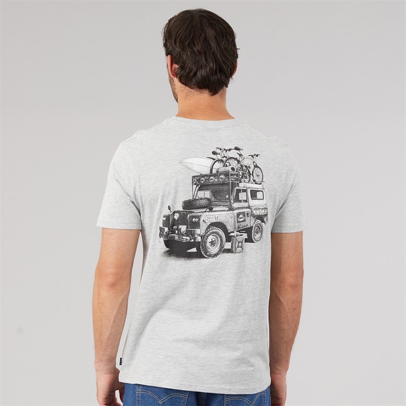 Saltrock Mens All Terrain T-Shirt Grey - Image 2