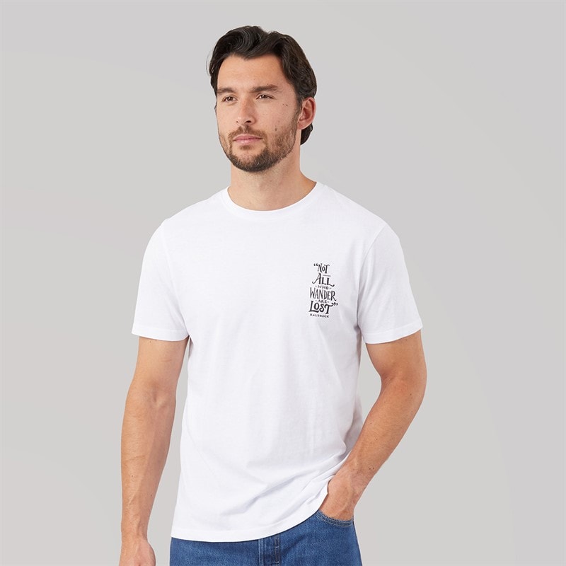Saltrock Mens Lost Ships T-Shirt White - Image 2
