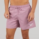 Reebok Mens Yale Swim Shorts Berry Chill