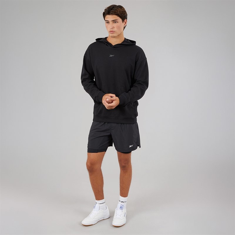 Reebok Mens Athlete Hype 2-In-1 Shorts Black - Image 4