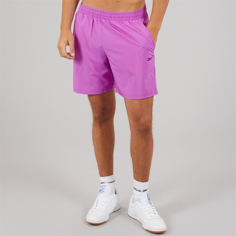 Reebok Mens Athlete Hype Color Shorts Purple Rave - Image 2