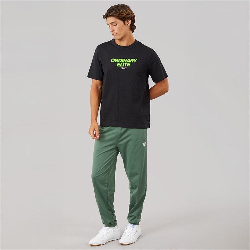 Reebok Mens Graphic Series Basketball Ordinary Elite T-Shirt Black - Image 4