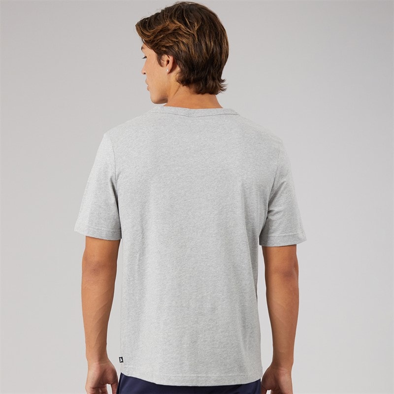Reebok Mens Graphic Series Tradition T-Shirt Heather Grey - Image 2