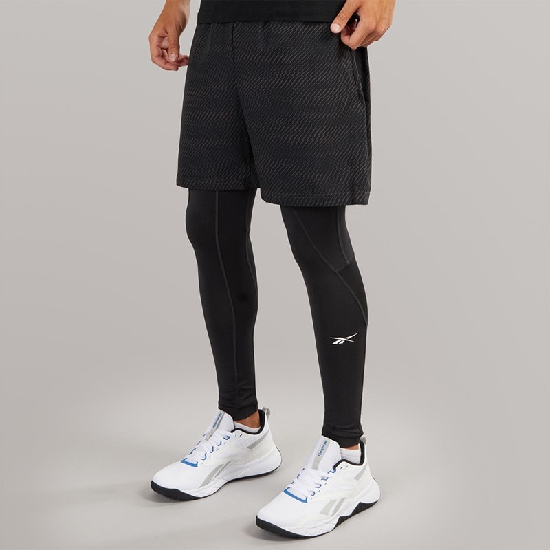 Reebok Mens ID Train Compression Tight Leggings Night Black - Image 3