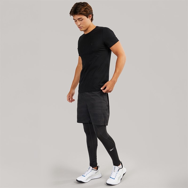 Reebok Mens ID Train Compression Tight Leggings Night Black - Image 4