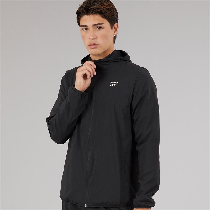 Reebok Mens ID Train Woven Jacket Black