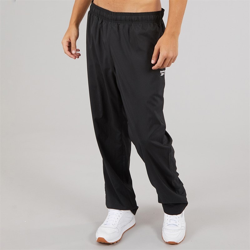 Reebok Mens ID Train Woven Open Hem Joggers Black - Image 2