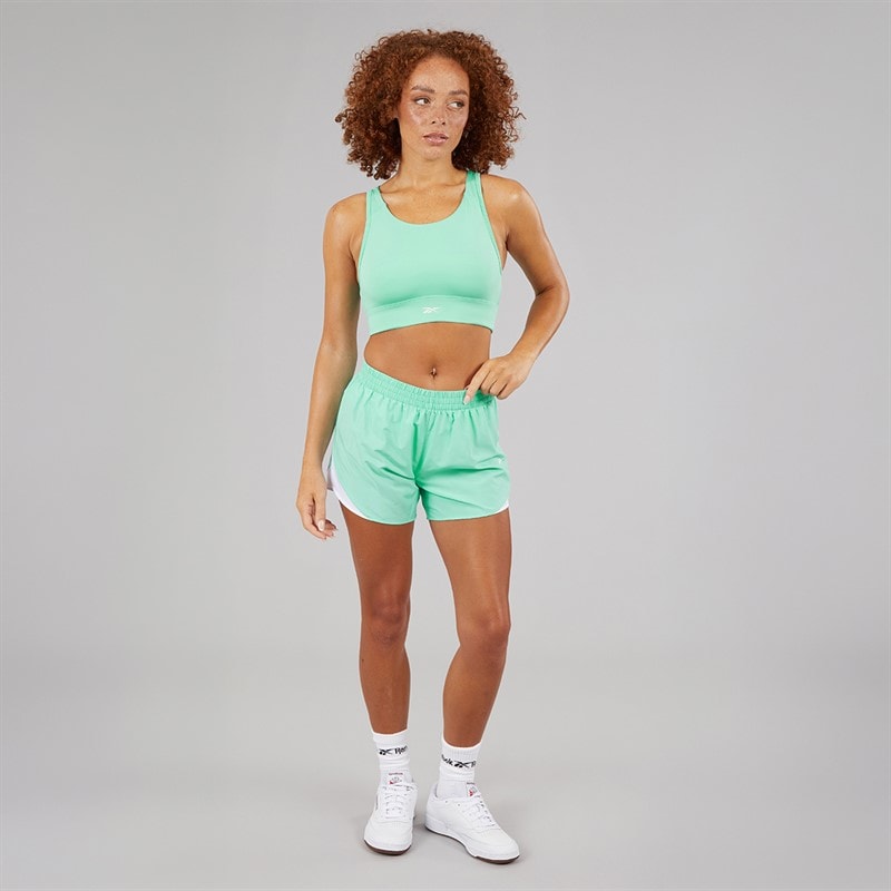 Reebok Womens ID Train High Support Sports Bra Top Ai Aqua - Image 3
