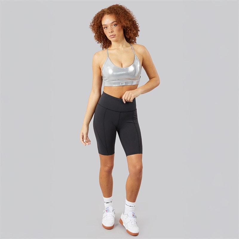 Reebok Womens Lux High Waist Bike Shorts Black - Image 4