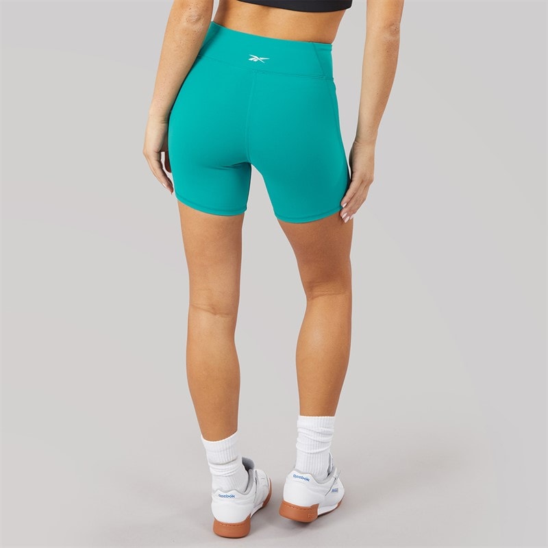 Reebok Womens Lux Bootie Shorts Team Teal - Image 2