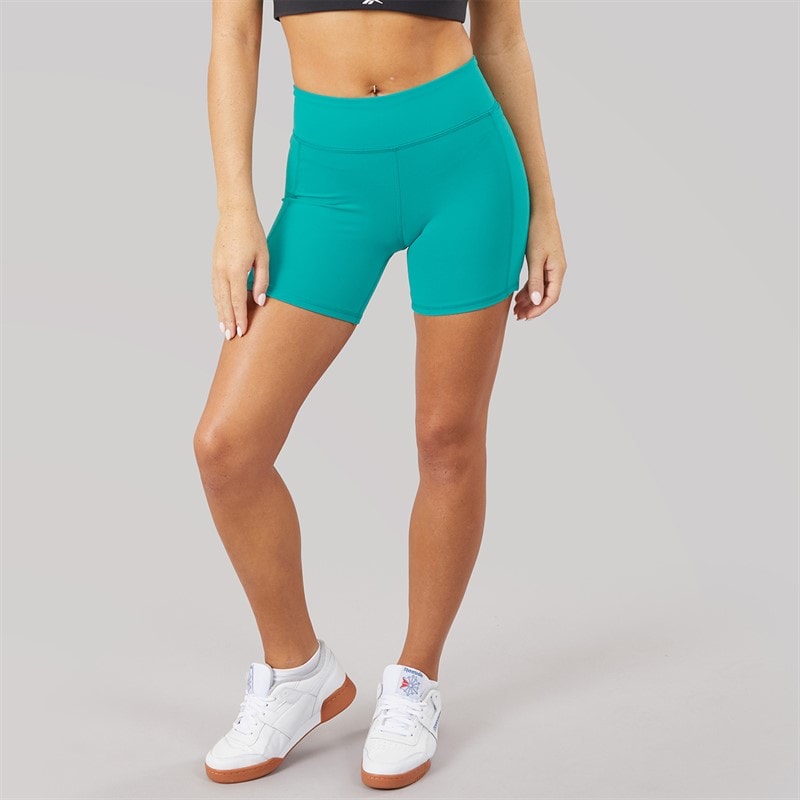 Reebok Womens Lux Bootie Shorts Team Teal - Image 3