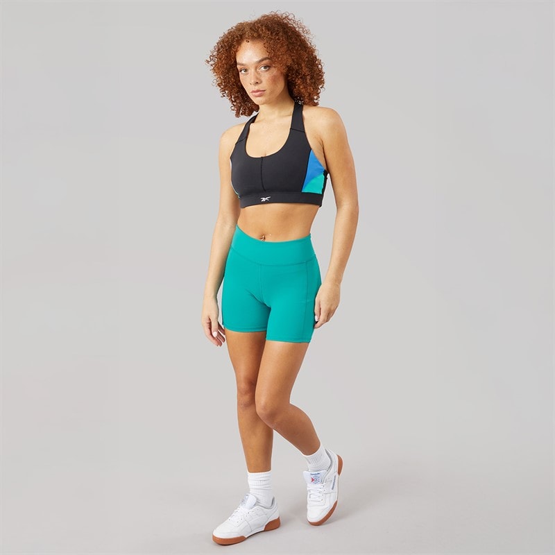 Reebok Womens Lux Bootie Shorts Team Teal - Image 4