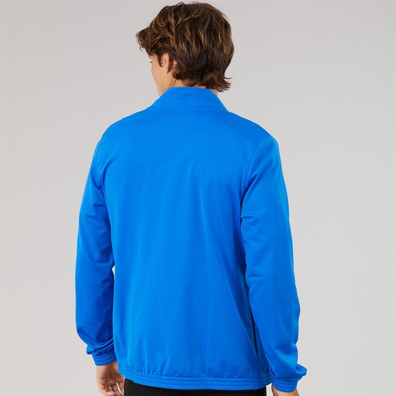 Reebok Mens Identity Vector Logo Knit Track Jacket Optimum Blue - Image 2