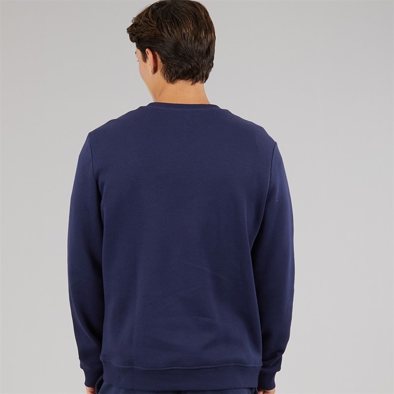 Reebok Mens Reebok Identity Small Logo Fleece Sweatshirt Vector Navy - Image 3