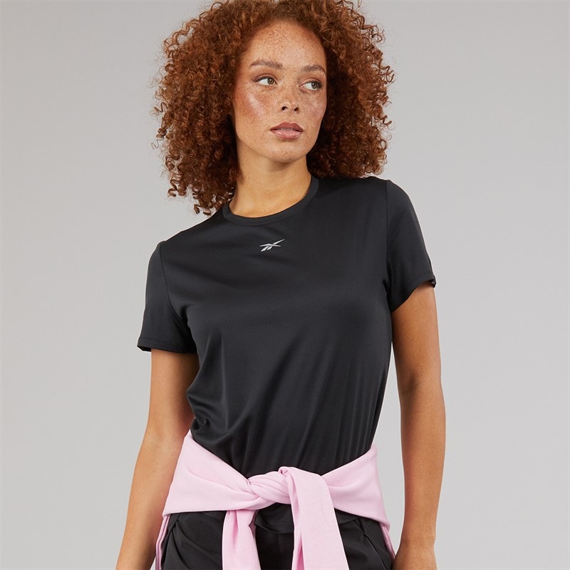 Reebok Womens Running Speedwick T-Shirt Night Black