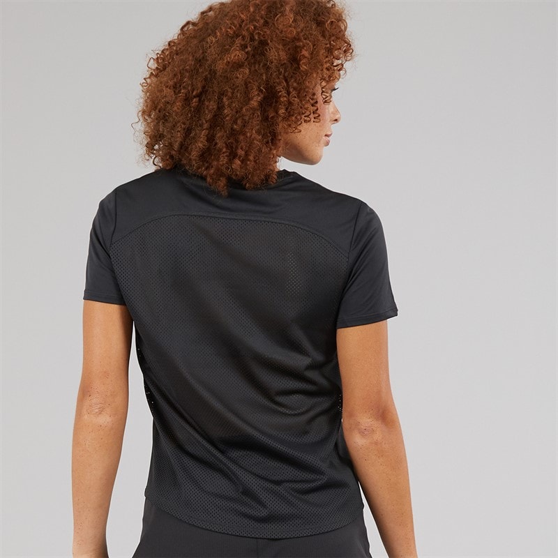Reebok Womens Running Speedwick T-Shirt Night Black - Image 2