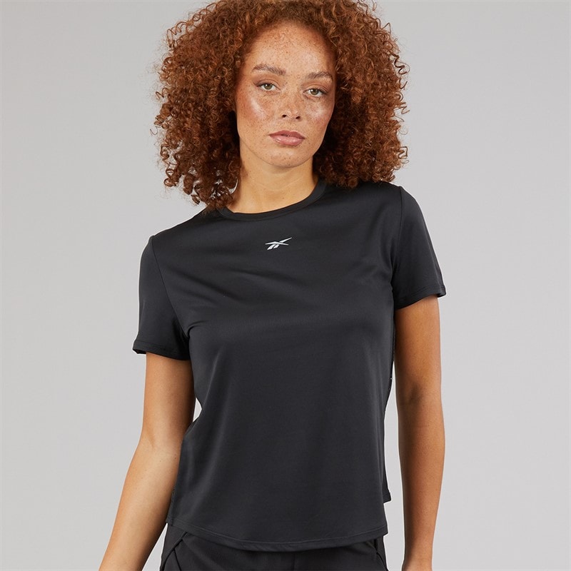 Reebok Womens Running Speedwick T-Shirt Night Black - Image 3