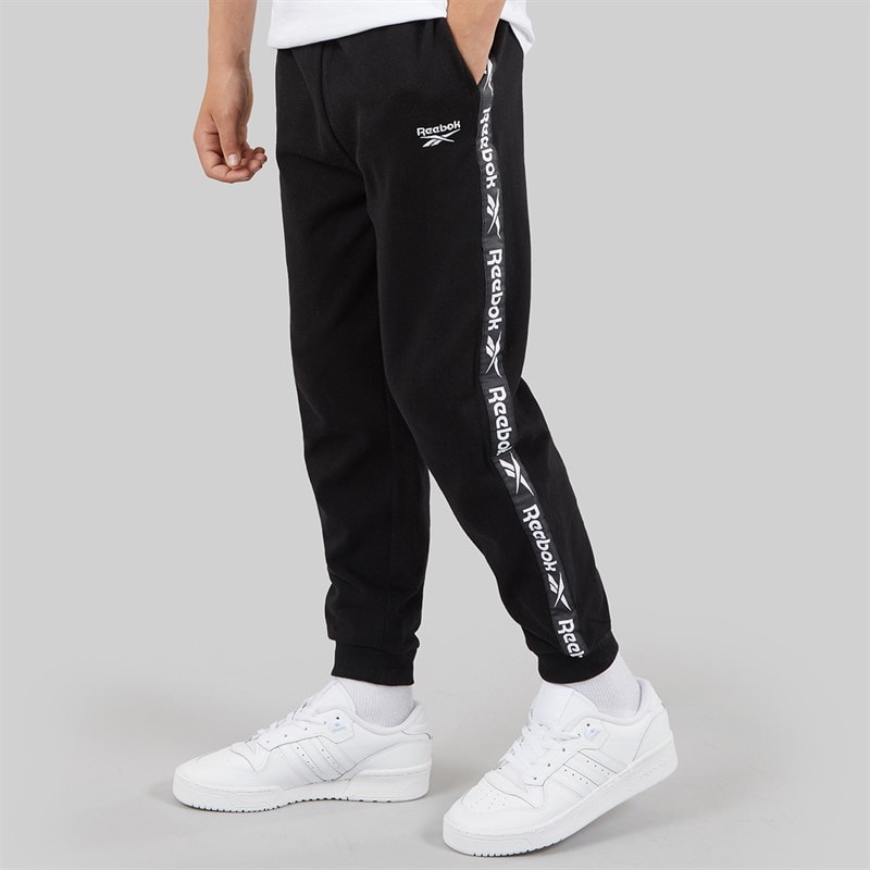 Reebok Boys Taped Joggers Black - Image 1
