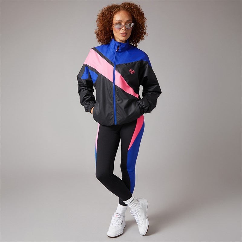 Reebok Womens X Barbie Oversized Track Jacket Black - Image 4