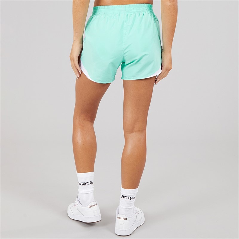 Reebok Womens ID Train Woven Shorts Ai Aqua - Image 2