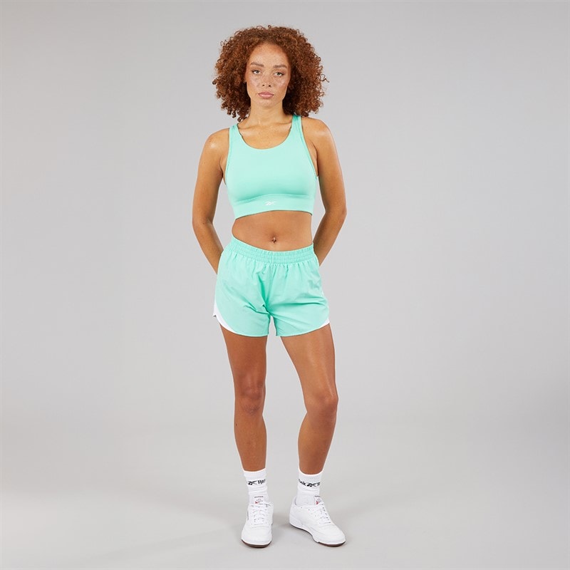 Reebok Womens ID Train Woven Shorts Ai Aqua - Image 4