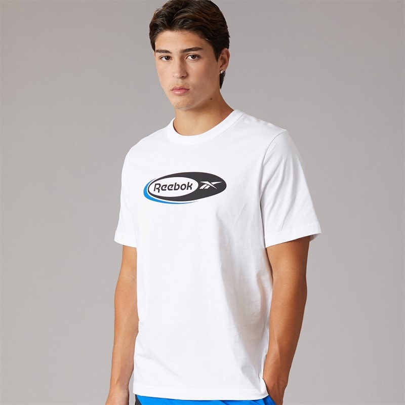Reebok Mens Reebok Identity Brand Proud T-Shirt White