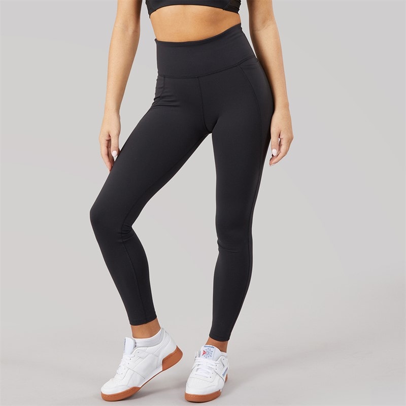 Reebok Womens Lux High Waist Tight Leggings Black - Image 3