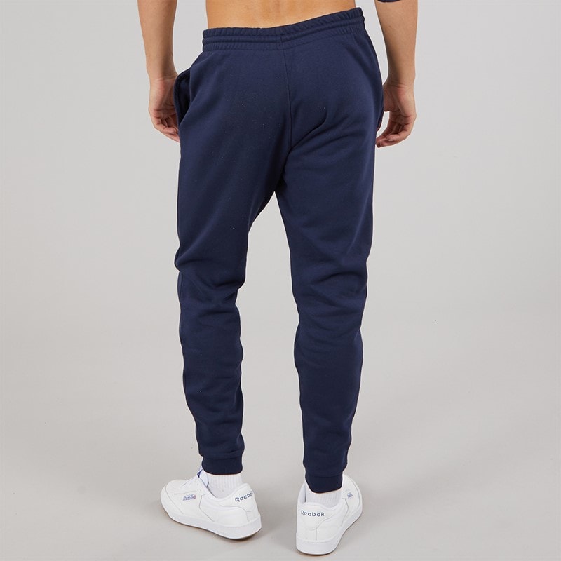 Reebok Mens Reebok Identity Small Logo Fleece Joggers Vector Navy/Vector Navy - Image 3